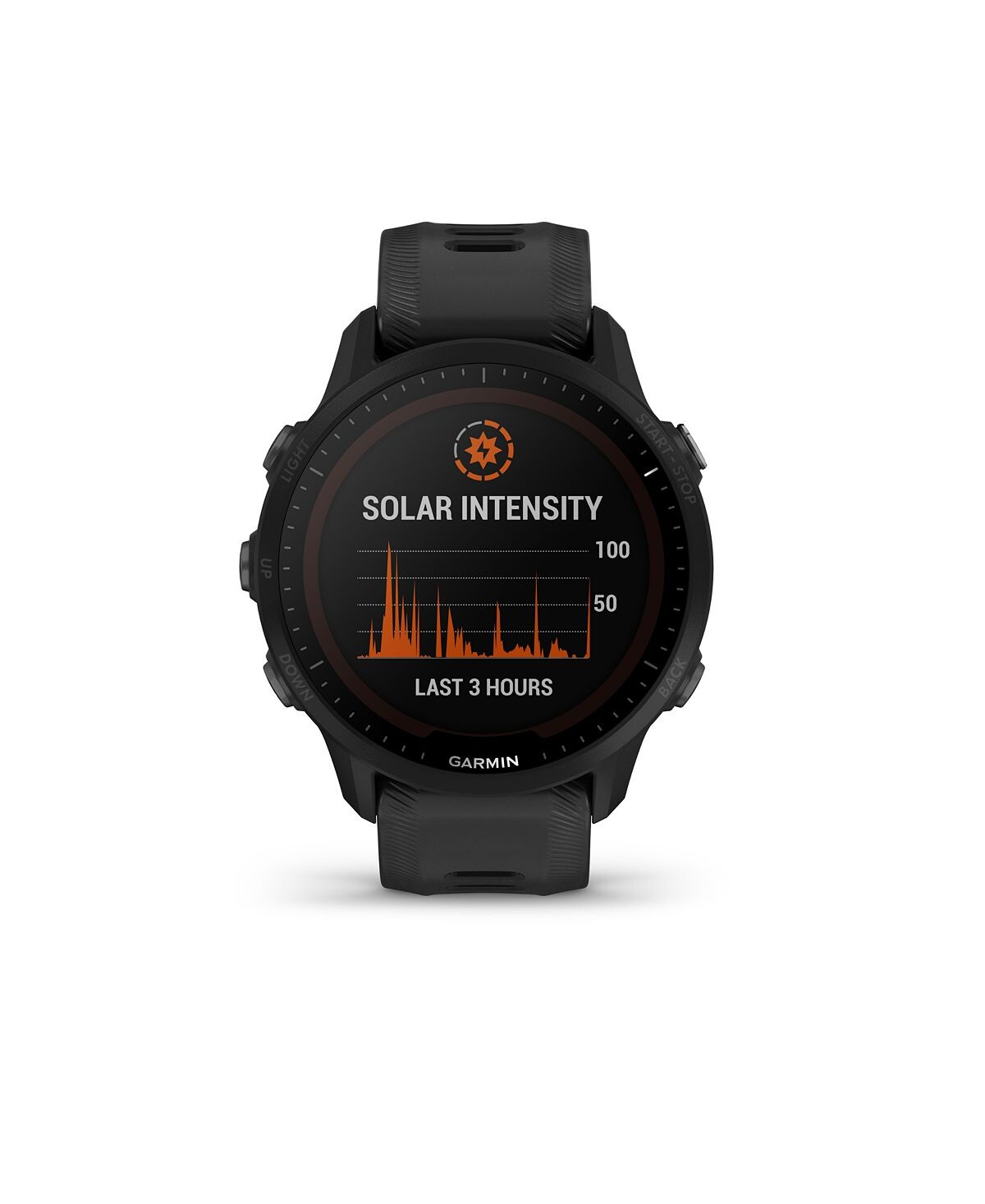 

Часы Forerunner 955 Solar Black Fiber унисекс с ремешком из армированного полимера, 35 мм Garmin, черный