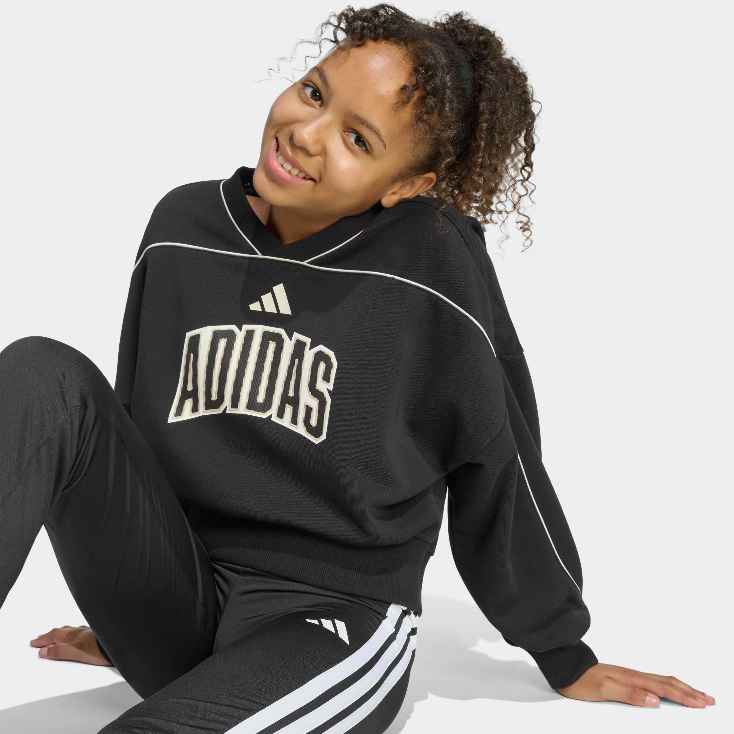 Adidas Sportswear Спортивная толстовка в черном цвете — фото 4