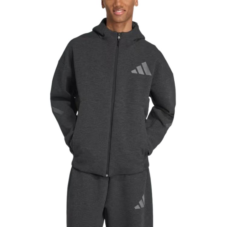 Мужская куртка Sportswear FW25 Adidas, черный mixed color — фото 3