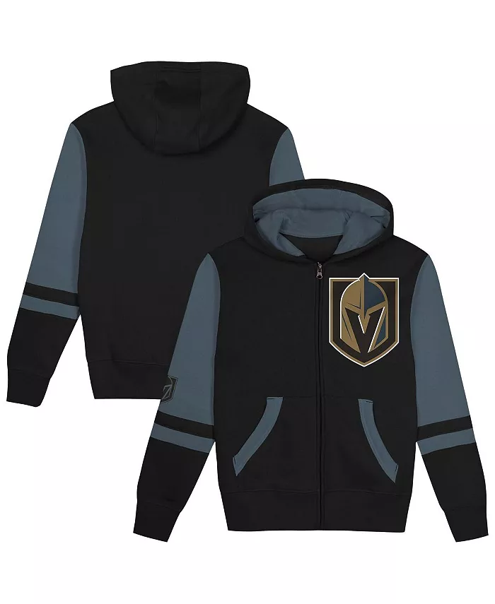 

Толстовка с капюшоном на молнии для дошкольников Black Vegas Golden Knights Face Off Outerstuff