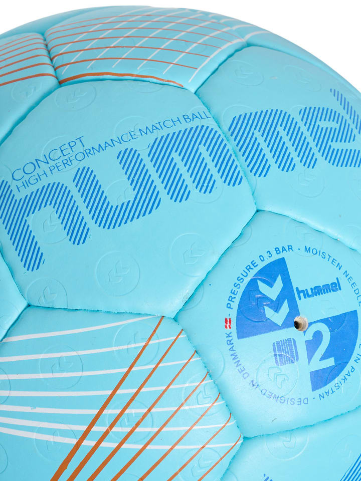 Hummel Взрослые гандбольные кроссовки Concept HB в сине-оранжево-белой расцветке — фото 3