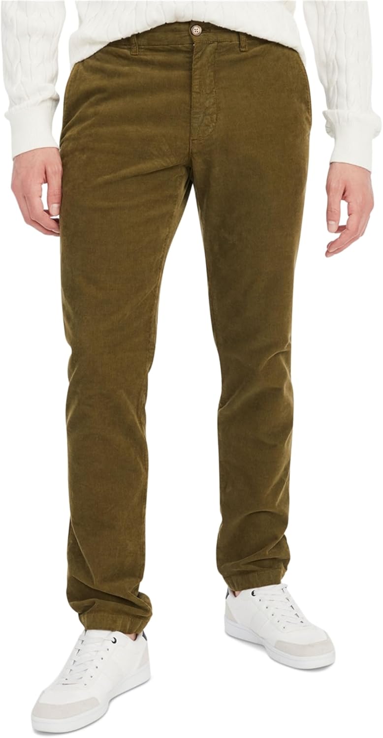 

Мужские вельветовые брюки-чинос прямого кроя Tommy Hilfiger, Green