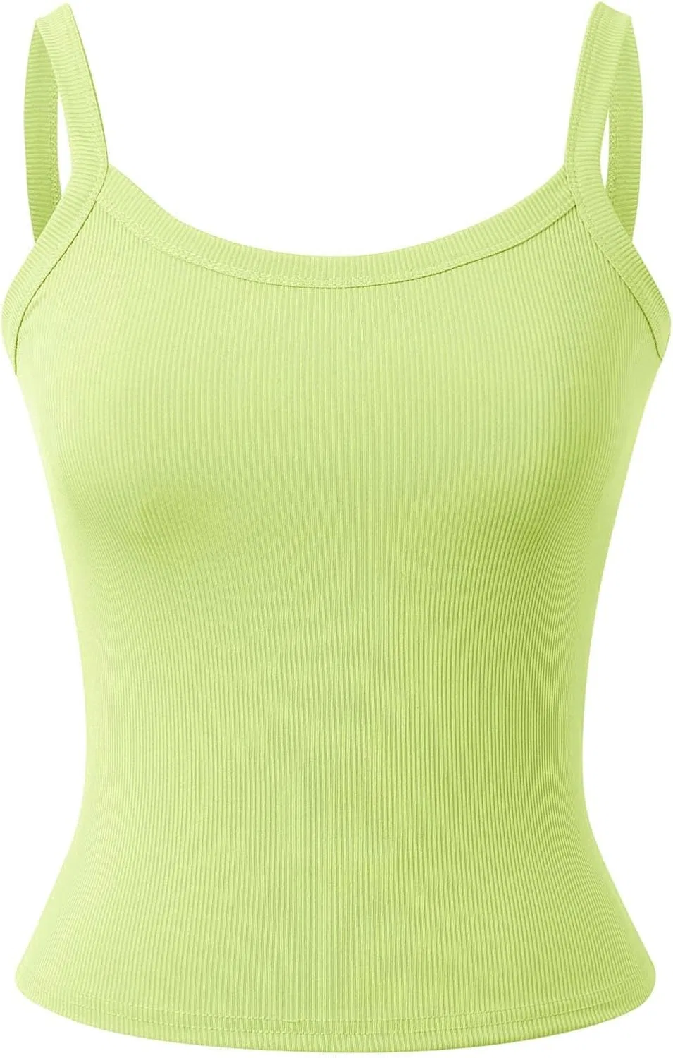 Топ-майка женская облегающая, Generic, Light Green1 — фото 3