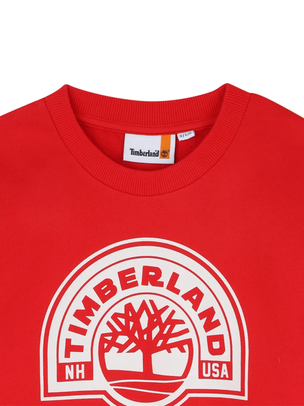 Толстовка с логотипом Timberland Kids, красный — фото 3