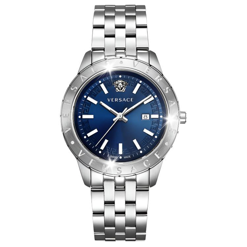 

VERSACE Новый китайский стиль, восточная эссенция, часы Lanying Quenching Blue, оригинальные наручные часы из Гонконга