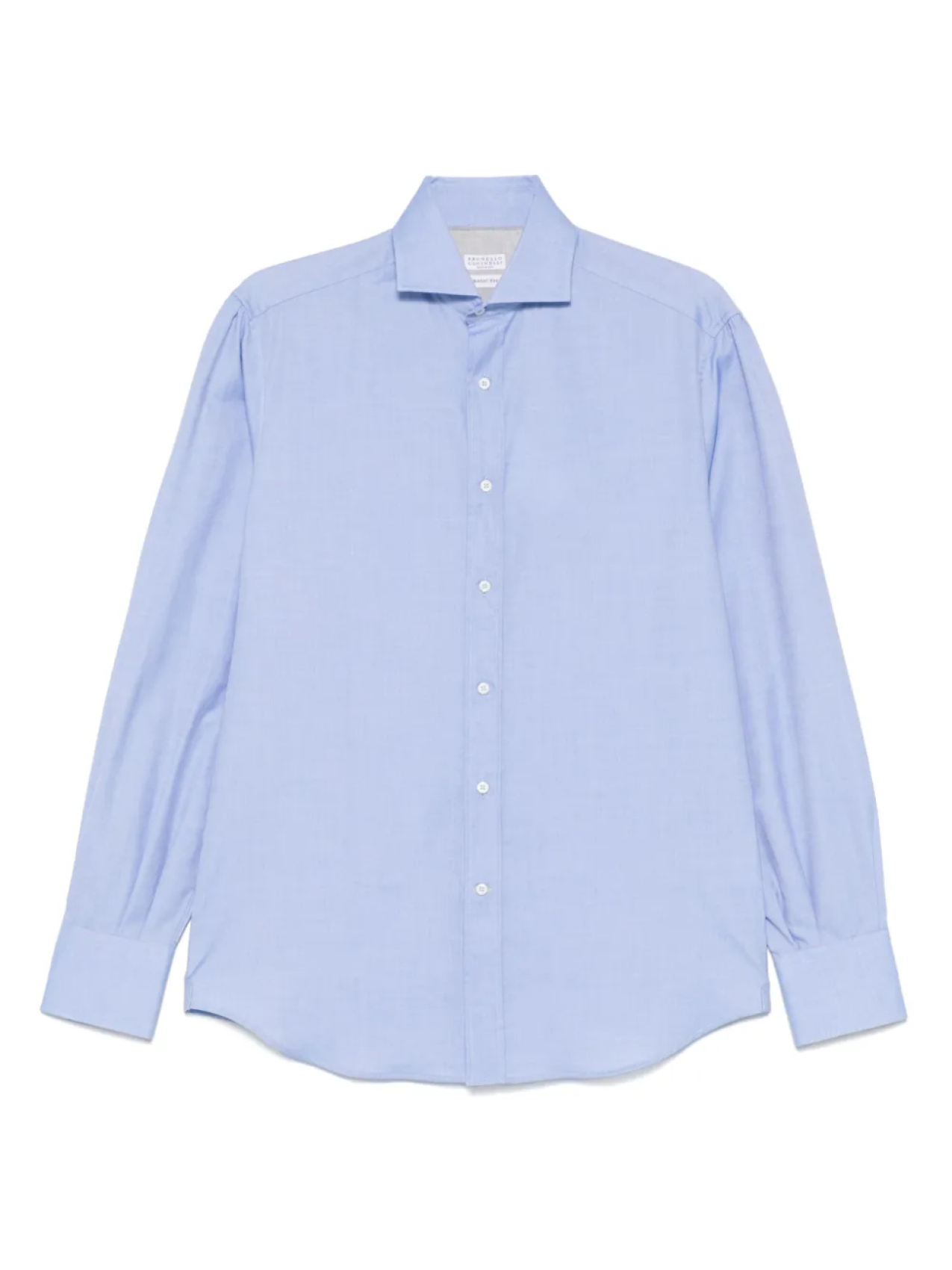

Рубашка из хлопка Brunello Cucinelli, синий