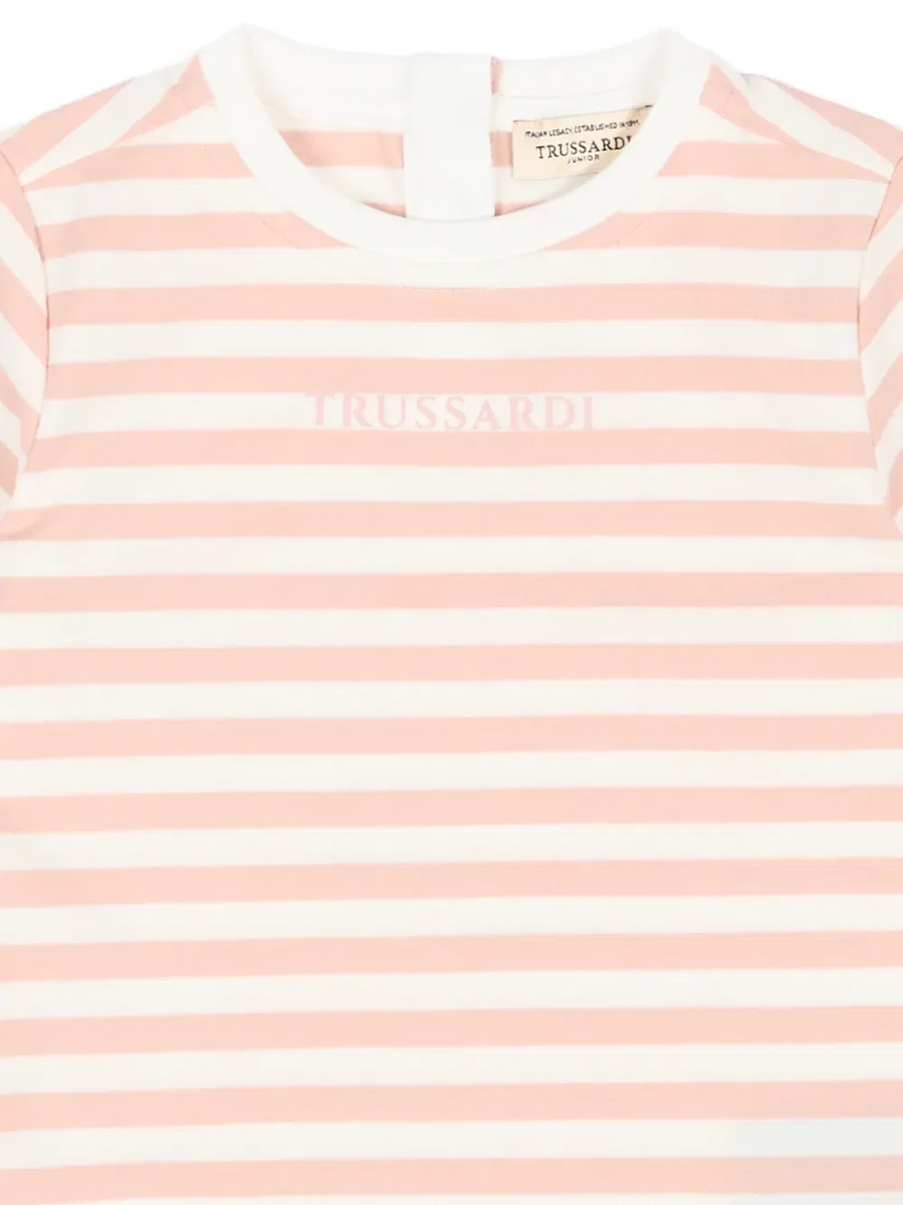 Футболка в полоску Trussardi Junior, розовый — фото 3