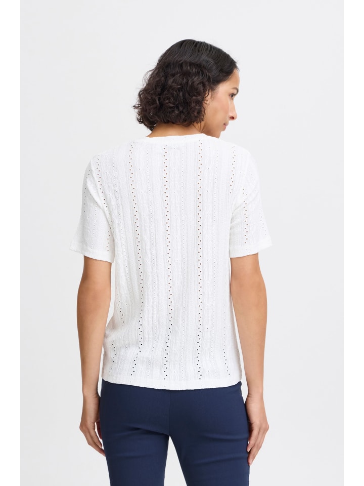 

B. young Футболка BYRASMINE, стандартный крой, цвет «слоновая кость»