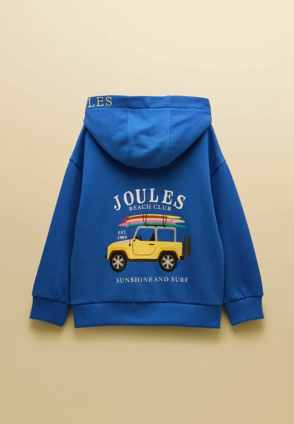 Детская толстовка rex на молнии стандартного кроя Joules, Blue — фото 3