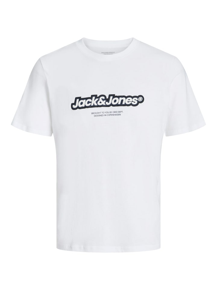 

Футболка JACK & JONES Junior, ярко-белый