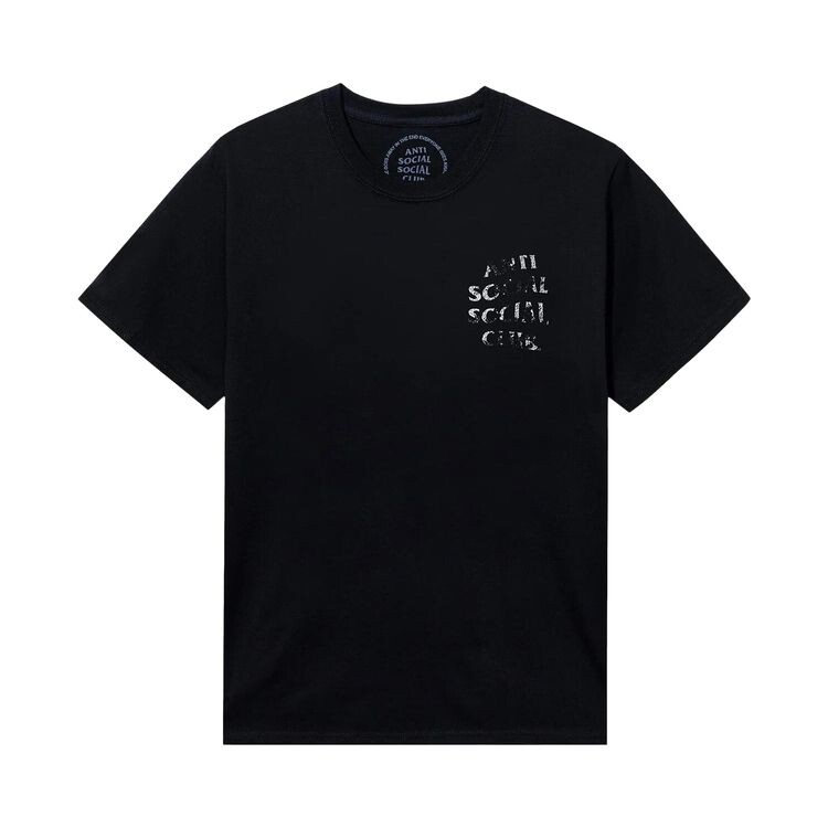 

Футболка Anti Social Social Club Thrashed Logo Flip Tee Black, черный