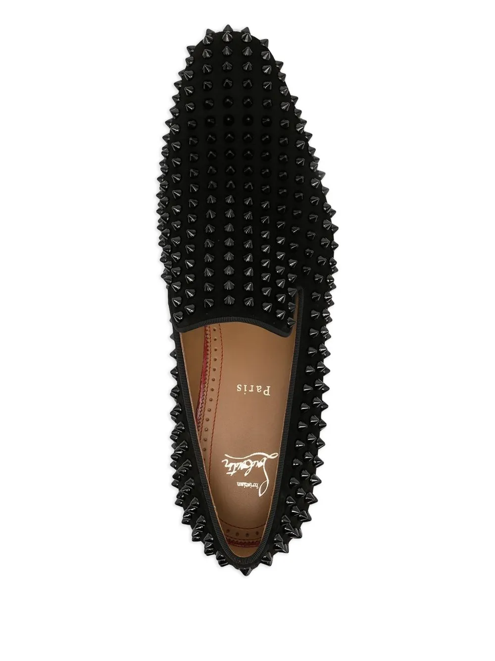 Лоферы 'Dandelion' с заклепками-шипами Christian Louboutin, черный — фото 3