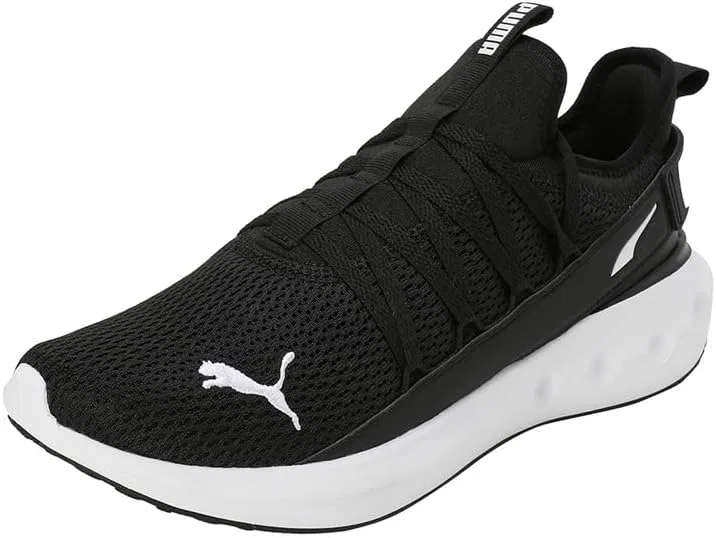 Детские беговые кроссовки PUMA Softride Carson Fresh для унисекс детей, Puma Black Puma Puma Puma White