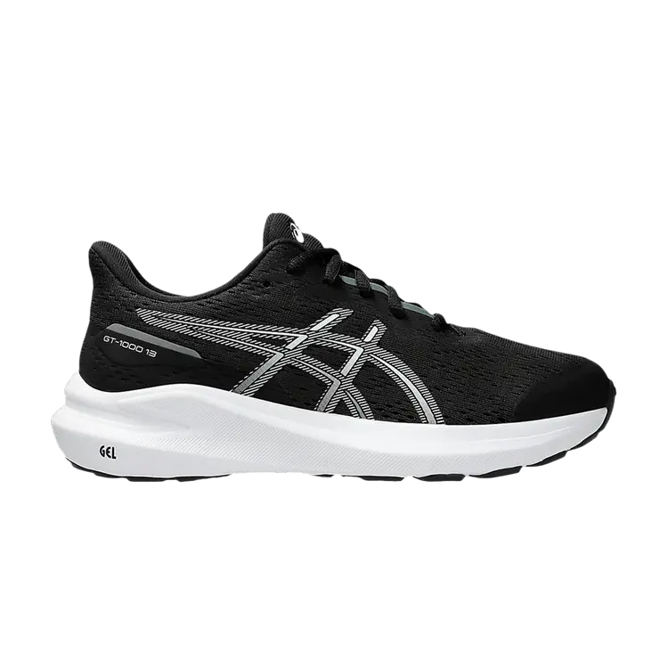 

Кроссовки ASICS GT 1000 13 GS Black White, черный