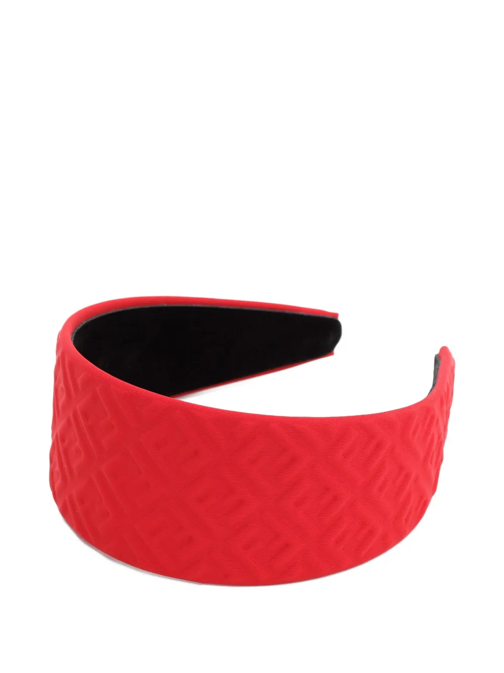 

Ободок с тисненым логотипом FF Fendi Kids, красный