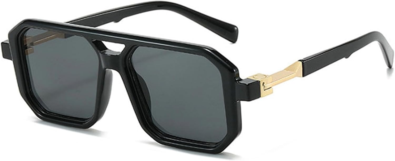 

Солнцезащитные очки Helena в винтажном стиле, квадратные, 70-е годы, плоские, прямоугольные, женские и мужские, классическая ретро-стильная оправа, защита от УФ-излучения UV400, очки-пилот, C1