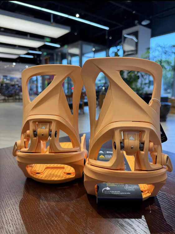 

Новые крепления Burton step-on для мужчин и женщин, от начинающих до продвинутых, быстросъемные для сноуборда w26 оранжевая задняя пластина женский размер s