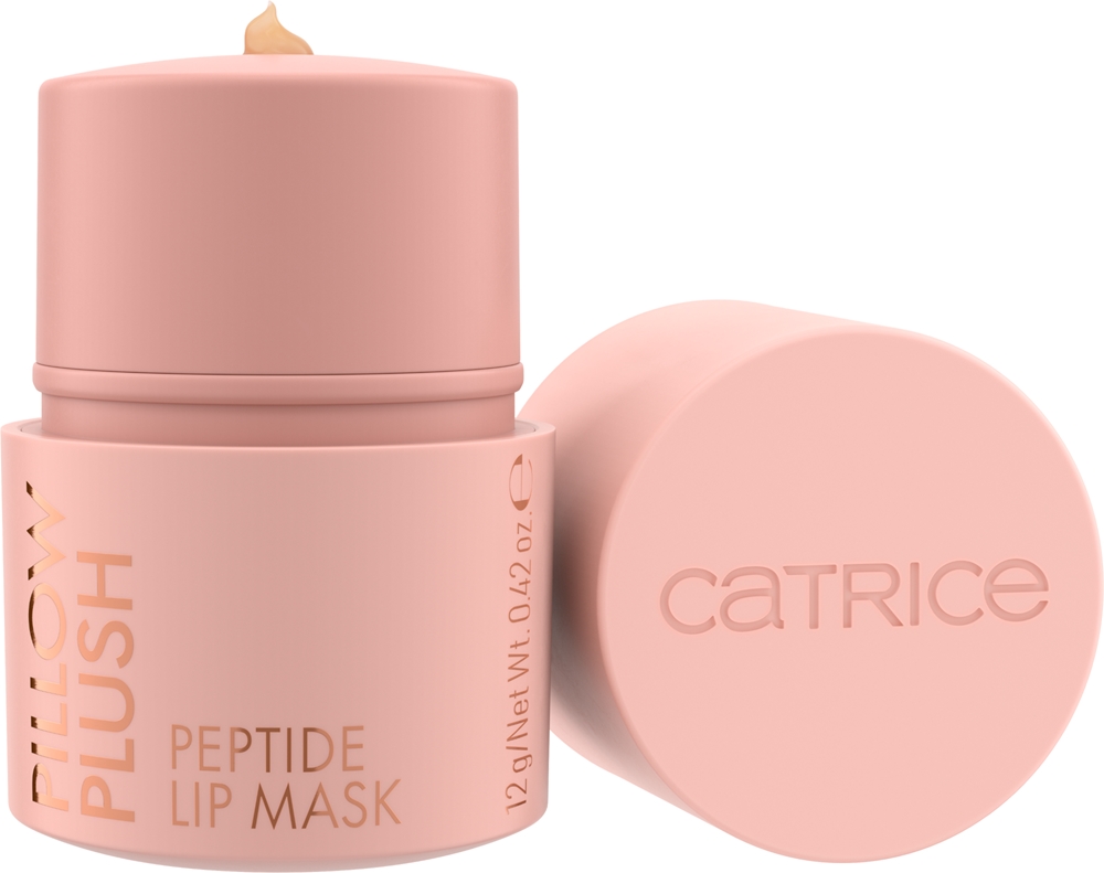 Маска для губ Pillow Plush Peptide Lip Mask увлажняющая с пептидами Catrice, atspalvis 010 pep talk 12 гр — фото 2