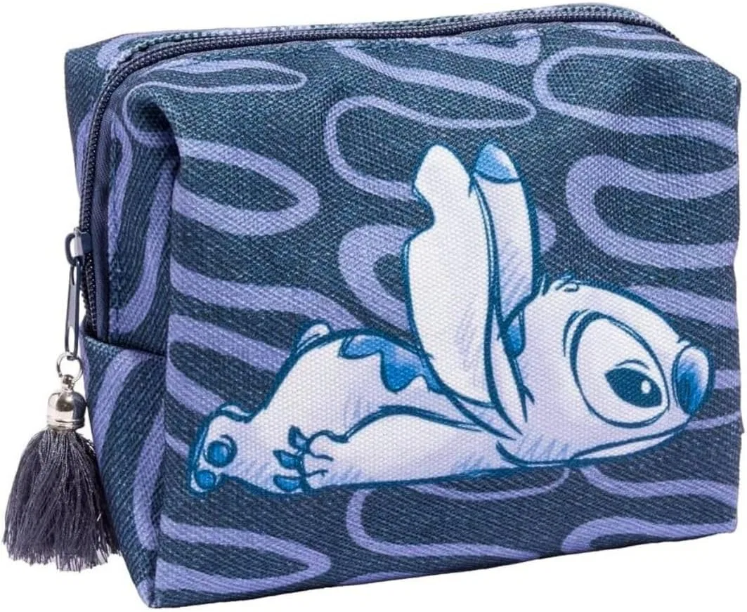 Косметичка «Stitch Denim Cosmetic Bag» от Disney Mad Beauty