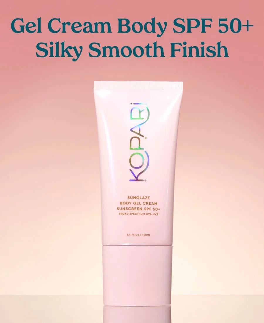 Солнцезащитный гель-крем для тела Sunglaze с SPF 50+, 100 мл Kopari Beauty — фото 2