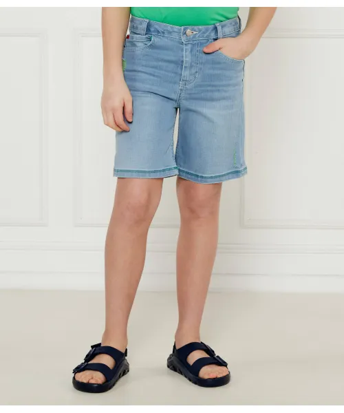 

Джинсовые шорты Regular fit Hugo Kids, синий