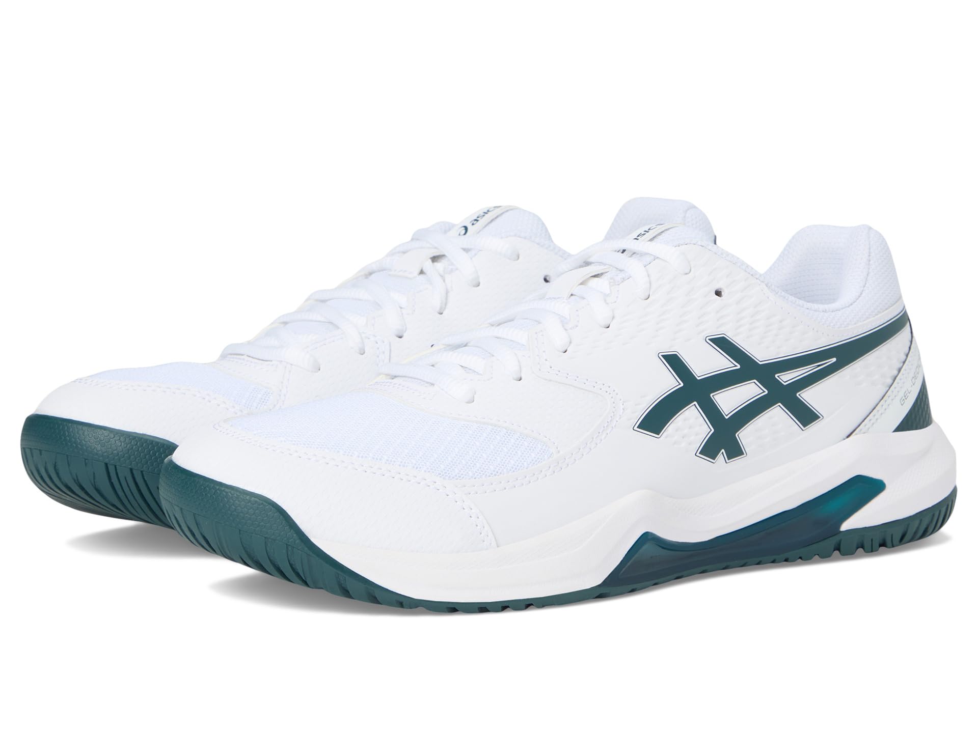 

Кроссовки ASICS GEL-Dedicate 8 Tennis Shoe, цвет White/Saxon Green