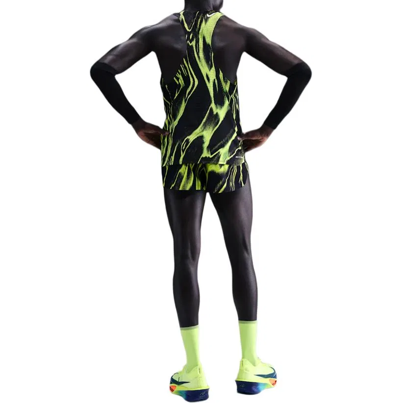 Шорты для бега AeroSwift Men's Dri-FIT Adv 2" Nike, Black Green — фото 4