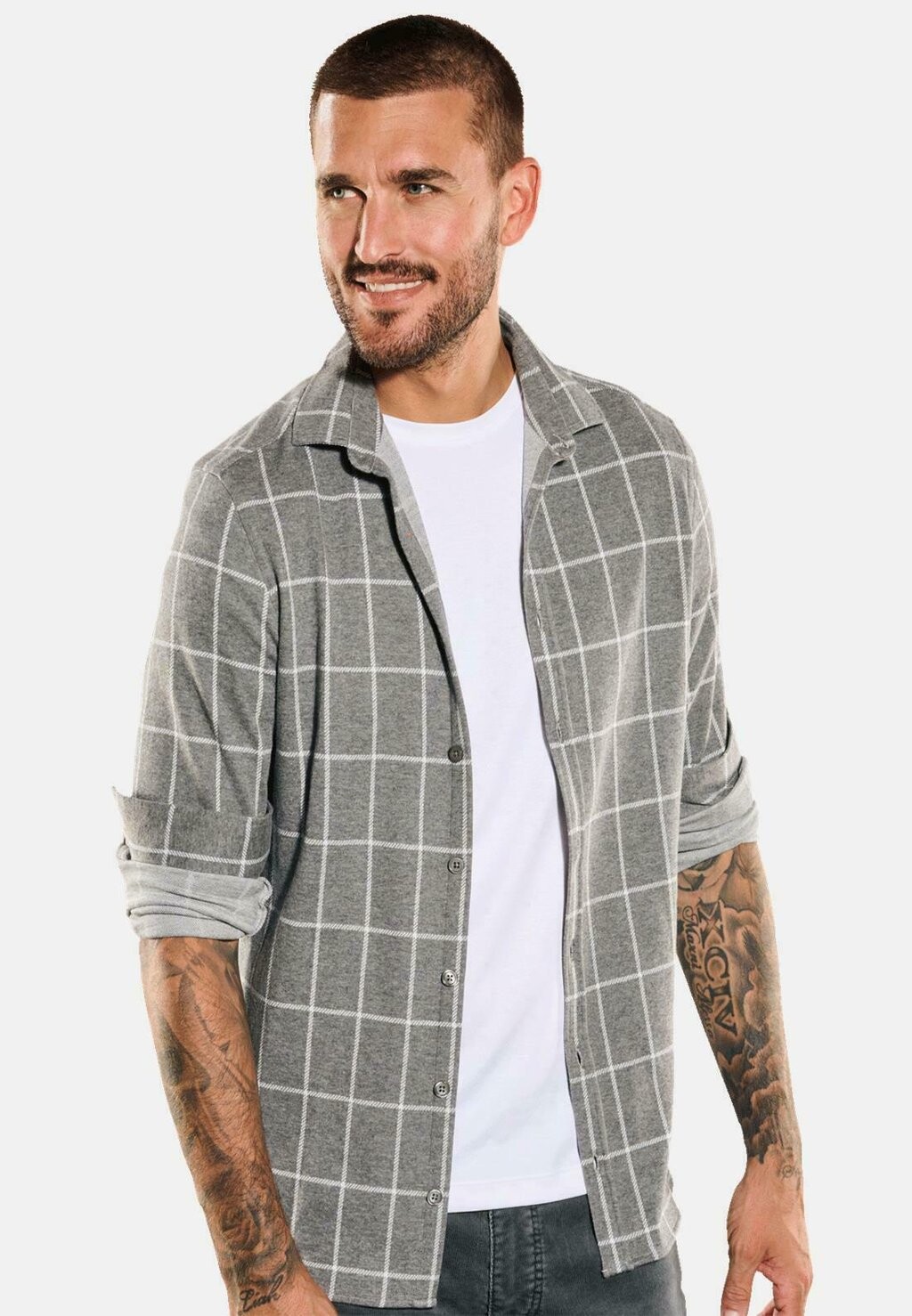 

Рубашка LANGARM SLIM FIT Emilio Adani, цвет grau