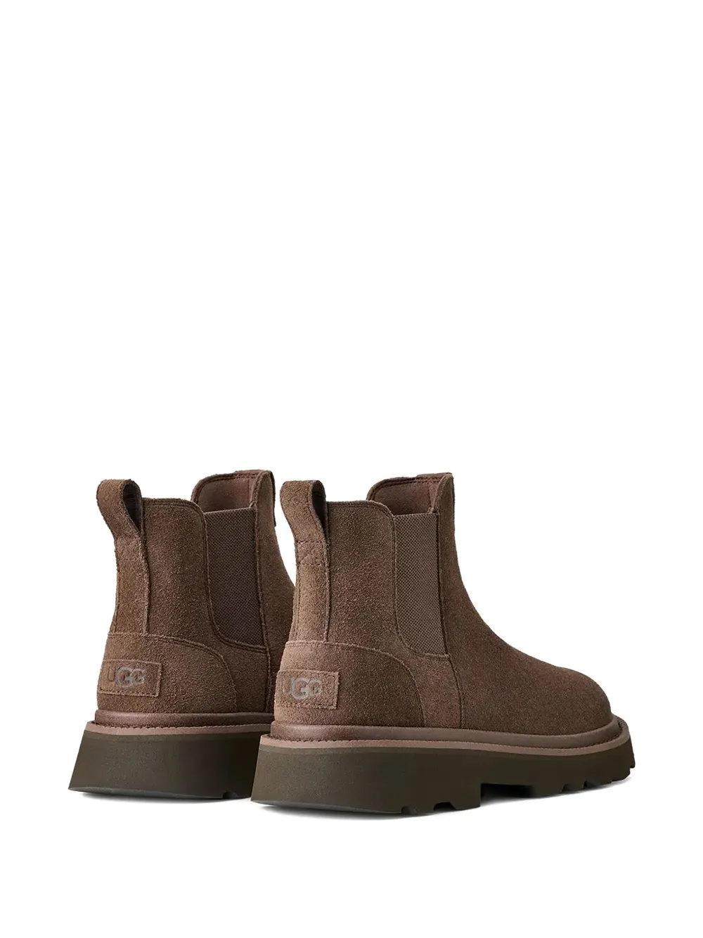 Челси-ботинки с логотипом и массивной подошвой Ugg, коричневый — фото 3
