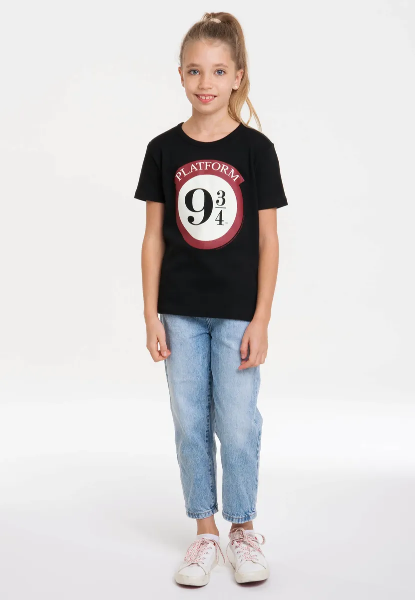 Футболка Logoshirt "Гарри Поттер - Платформа 9 3/4", с лицензионным оригинальным дизайном, черный — фото 3