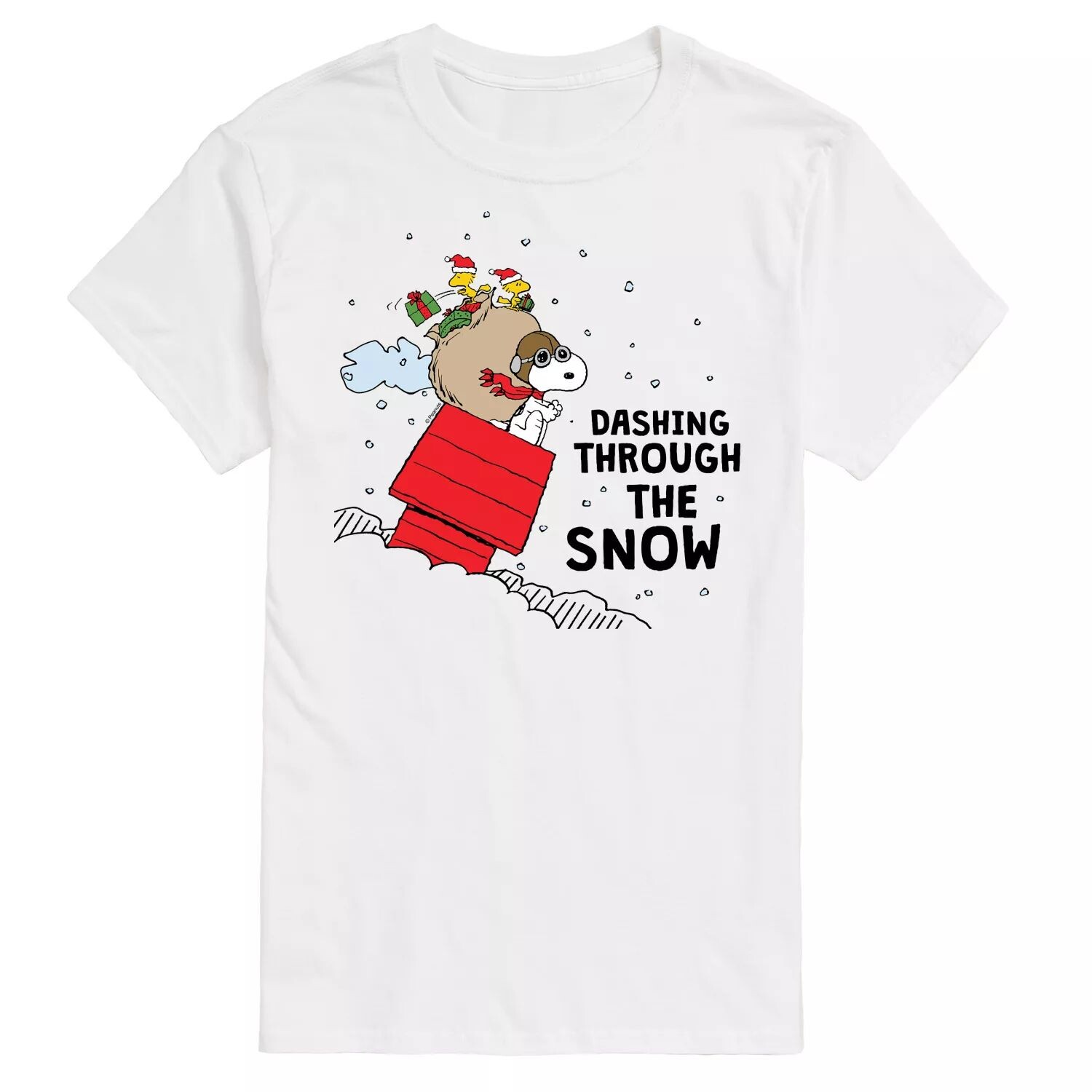 

Мужская футболка Peanuts Dashing Through Snow Licensed Character