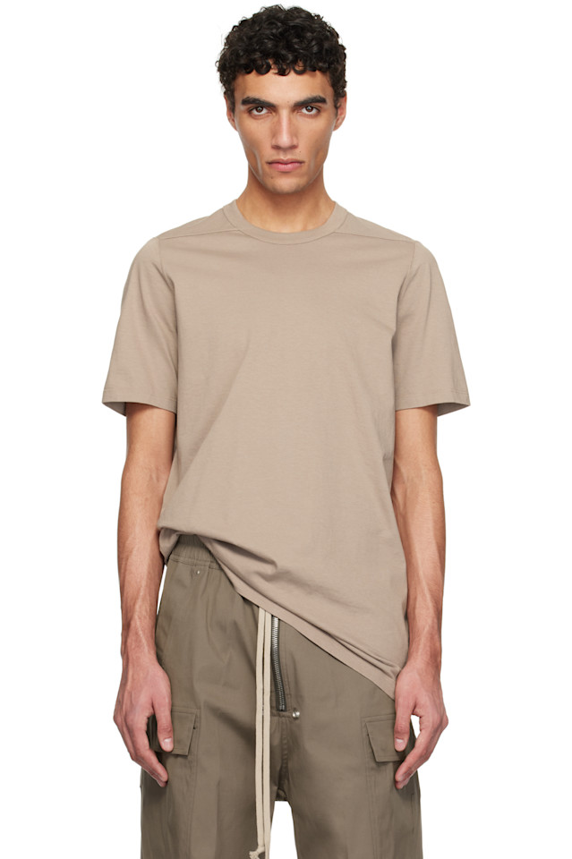 

Футболка голливудского уровня Rick Owens, цвет flesh