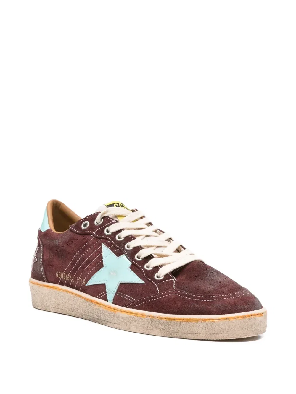 Кеды Ball Star GOLDEN GOOSE, коричневый — фото 2