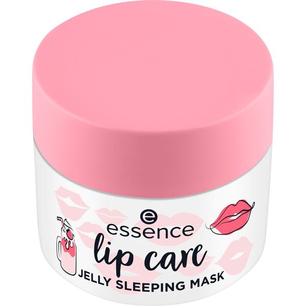 

Ночная маска для губ 02 клубничный молочный коктейль, 8 г Essence Jelly sleeping mask