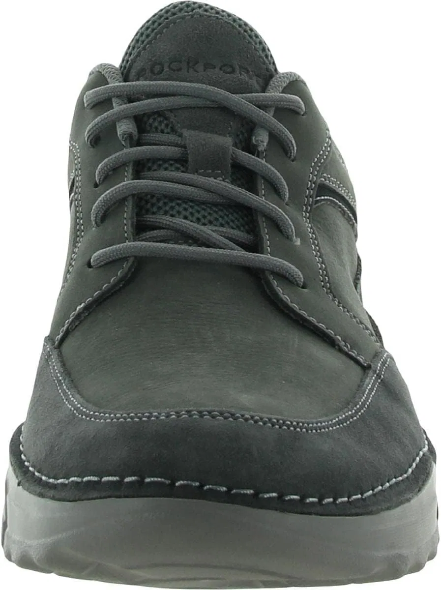 Мужские кроссовки для ходьбы Rockport Rocsports Mudguard на шнуровке, Steel Grey Leather Nubuck Suede — фото 2