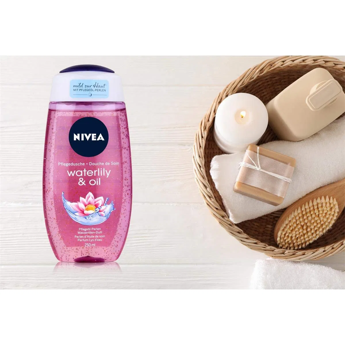 Гель для душа Nivea Waterlily & Oil, 6 x 250 мл Nivea — фото 2