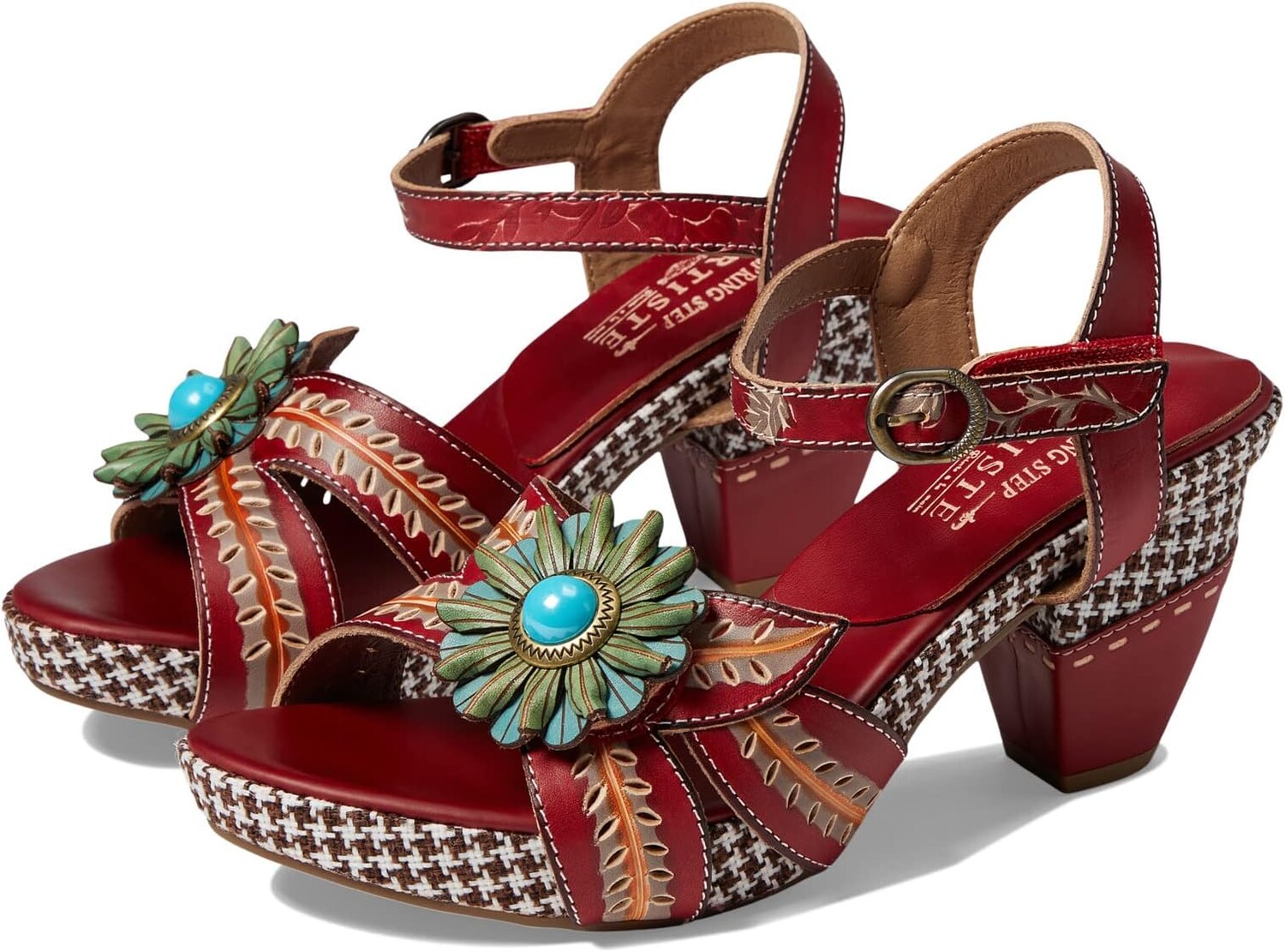 

Босоножки Astarr L'Artiste by Spring Step, цвет Red Multi