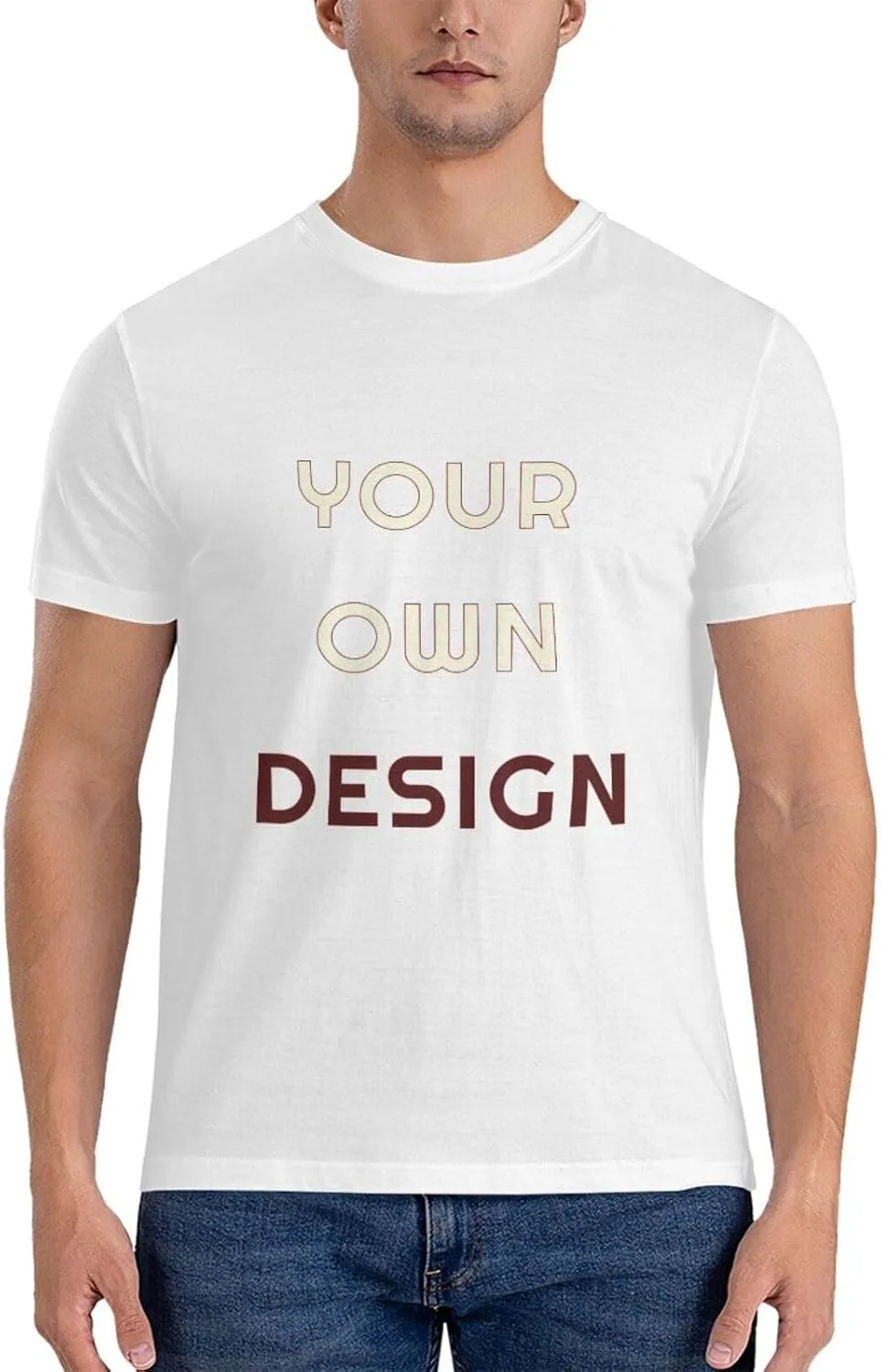 

Футболка Customized с фото и текстом спереди и сзади