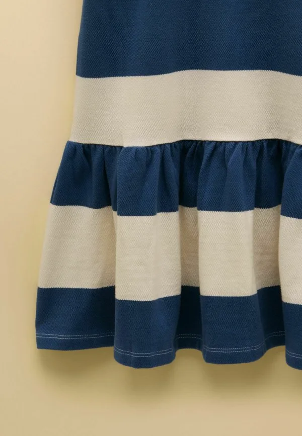 Поло-Рубашка стандартного кроя, повседневное платье Joules, Navy White — фото 3