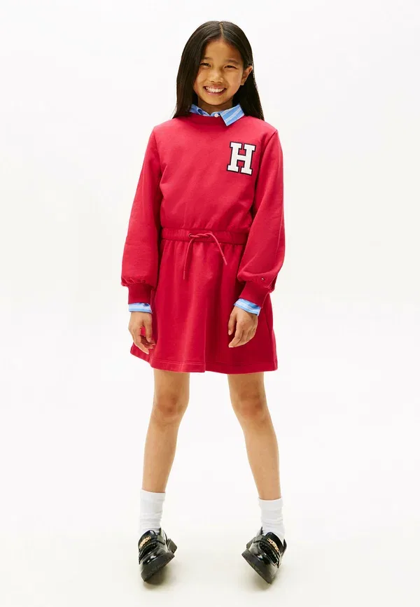 Платье повседневное Tommy Hilfiger, рубиново-красный