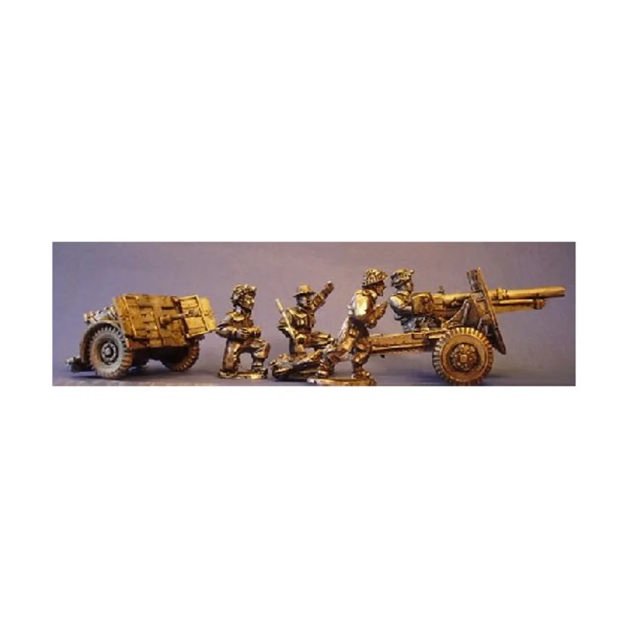 

Британская 25-фунтовая пушка с экипажем, WWII Miniatures - British Forces (28mm) (Artizan Designs)