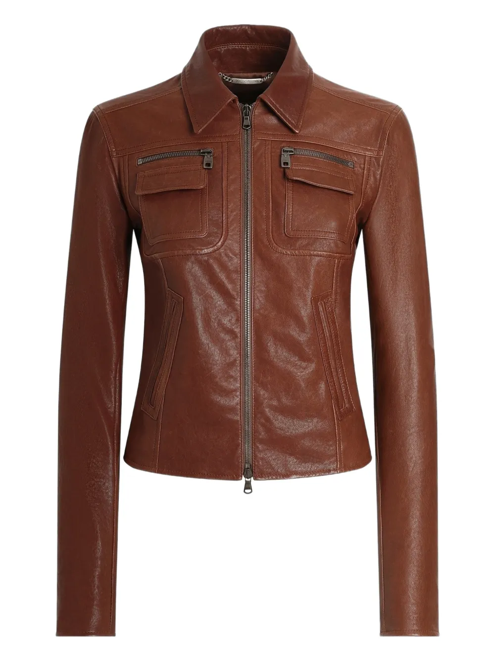 

Куртка на молнии Dolce & Gabbana, коричневый