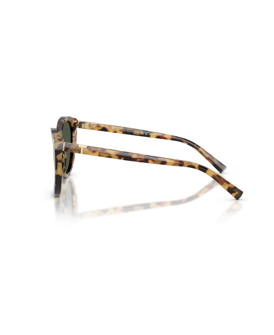 Женские поляризованные солнцезащитные очки, TF4251 Tiffany & Co, Blonde Havana, Green — фото 4