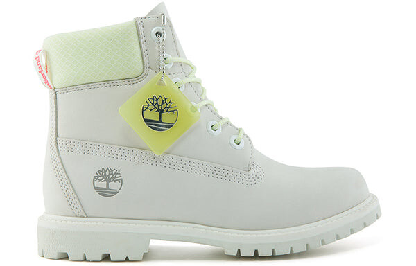 Кроссовки premium 6 inch waterproof wide fit boot 'bright white waterbuck' Timberland, белый — фото 2