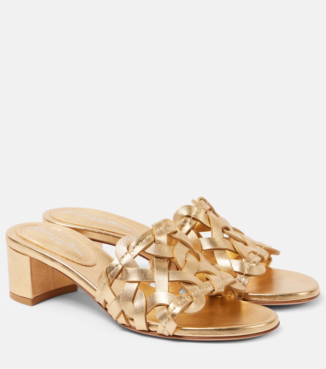 Кожаные мюли Amalfi 45 Gianvito Rossi, Mekong