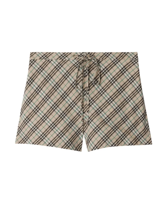 

Клетчатые технологичные шорты серого, коричневого и зеленого цвета. Burberry, мультиколор