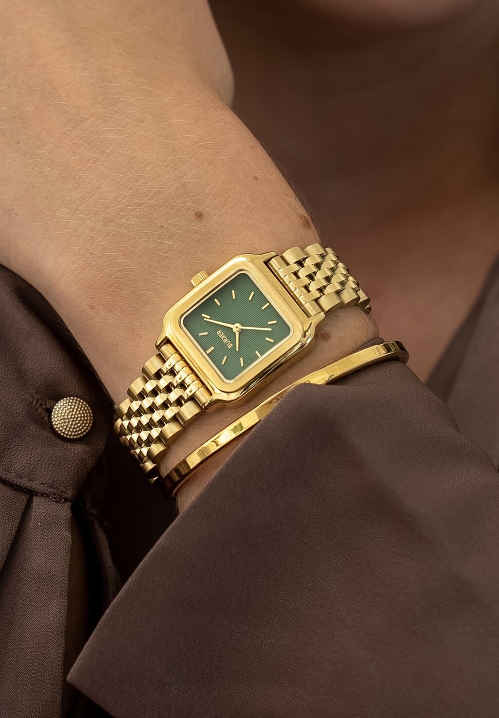 

Часы MACY Burker, цвет gold green