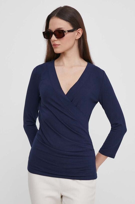 

Лонгслив Lauren Ralph Lauren, темно-синий