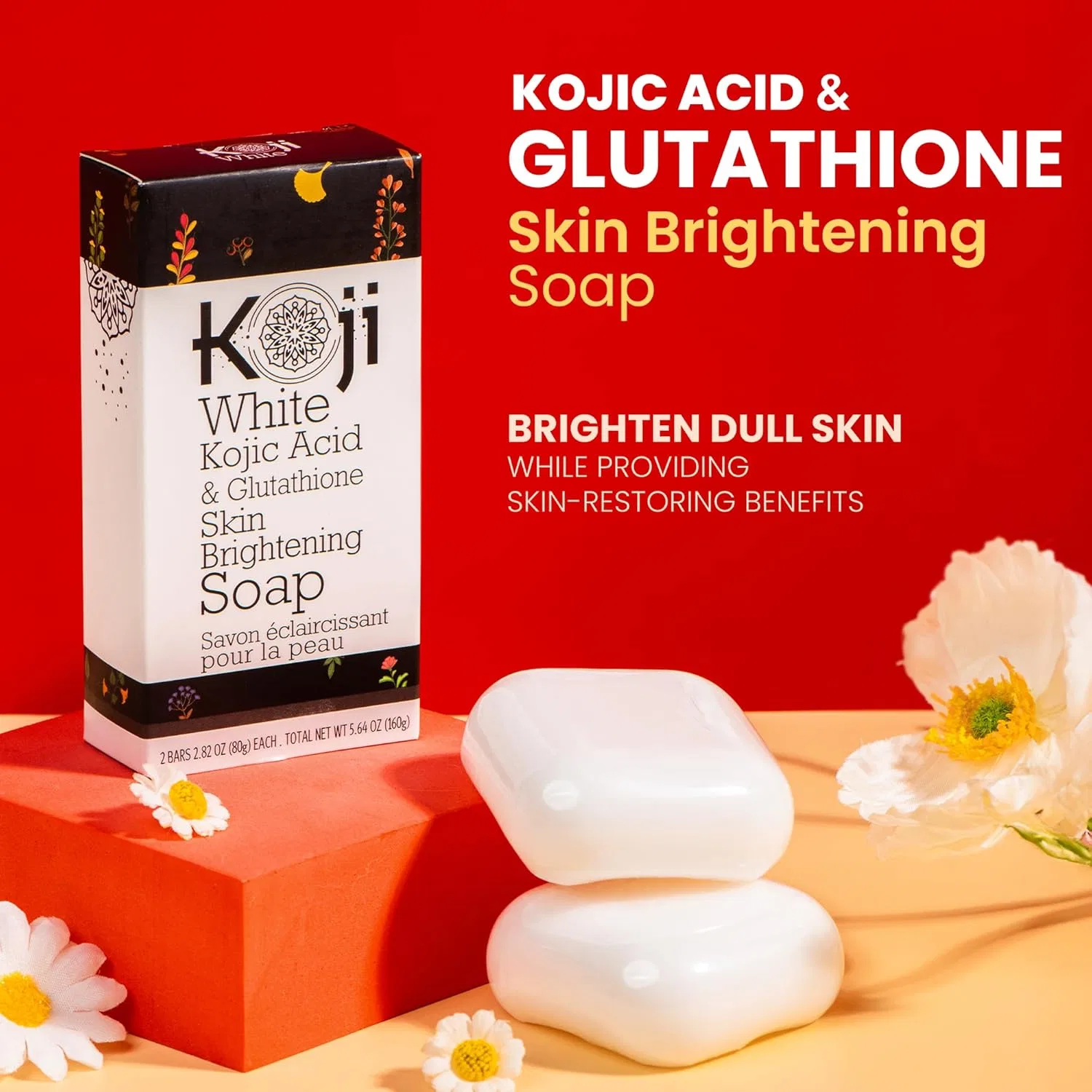 Мыло для осветления кожи с койевой кислотой и глутатионом от Koji White Koji White — фото 2