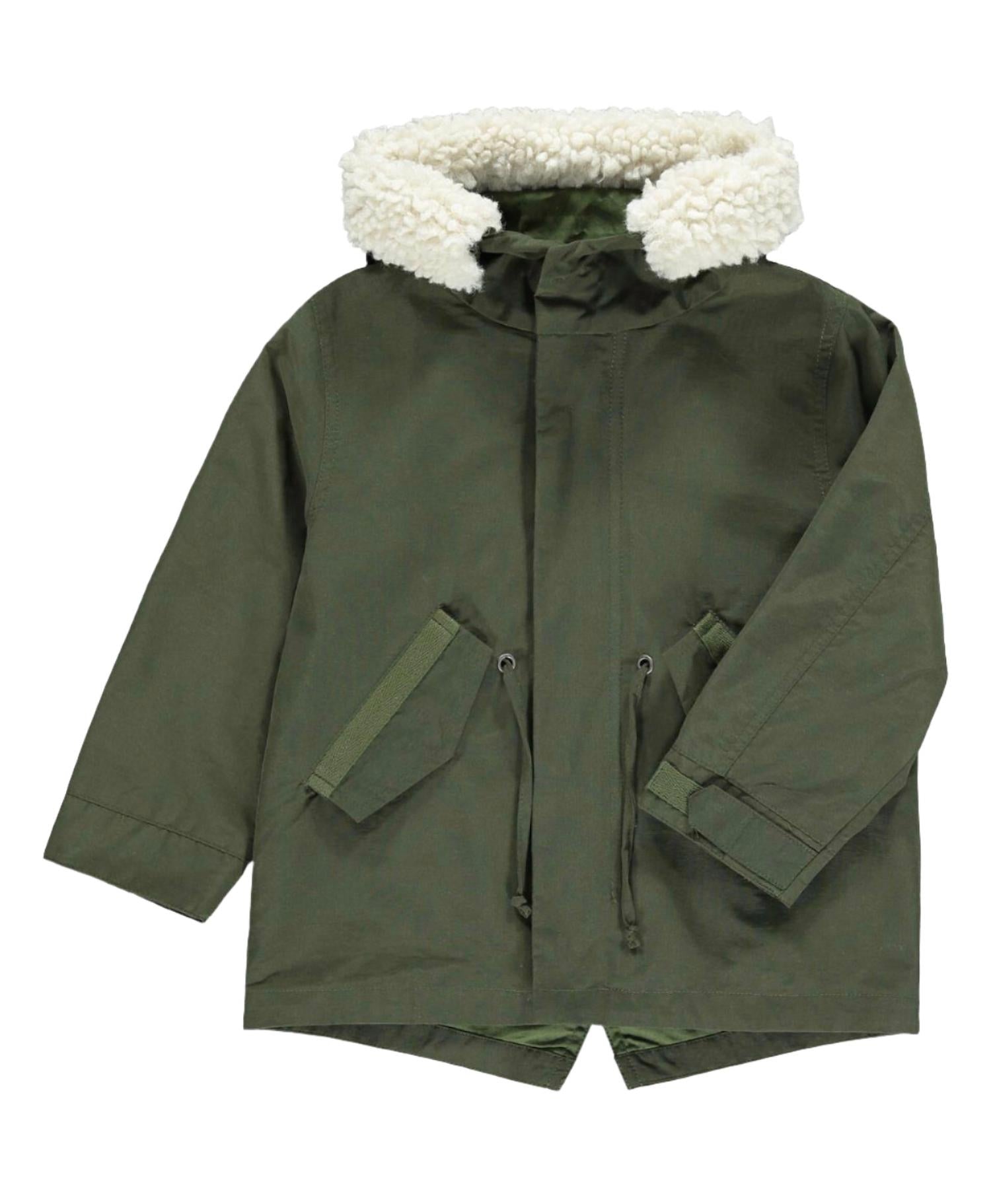 Куртка Corby Parka для мальчиков цвета хаки ME & HENRY — фото 2